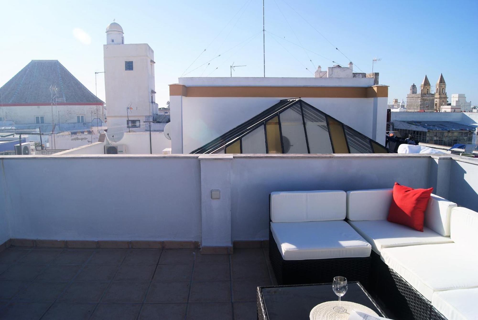 Cdz - Atico Tavira Two Private Terraces With Great Views Apartment Cadiz Ngoại thất bức ảnh