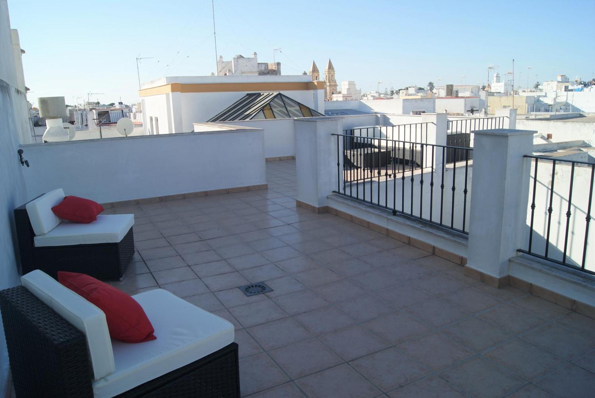 Cdz - Atico Tavira Two Private Terraces With Great Views Apartment Cadiz Ngoại thất bức ảnh